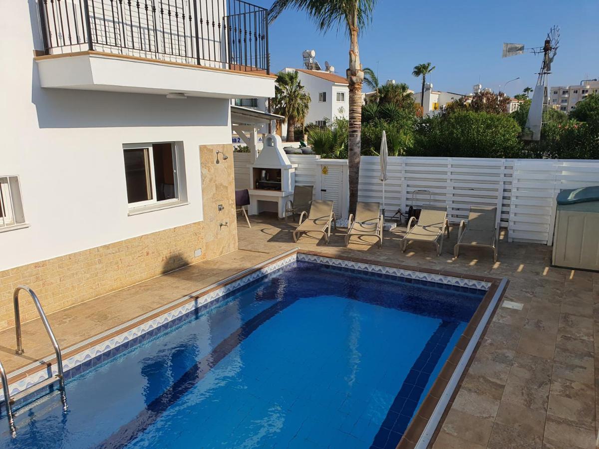 Protaras Sea View Villa With Private Pool Ngoại thất bức ảnh